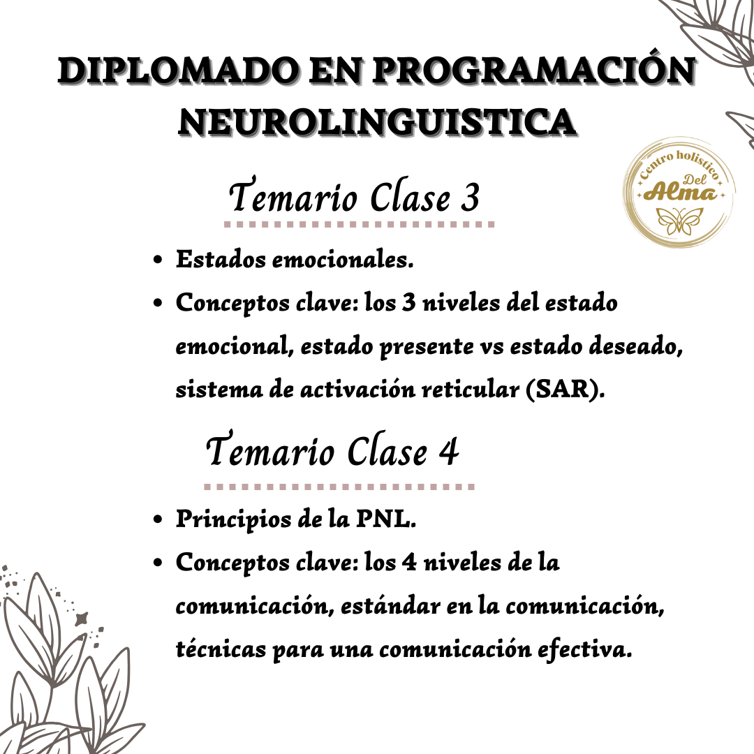 Diplomado en Programacion Neurolinguistica