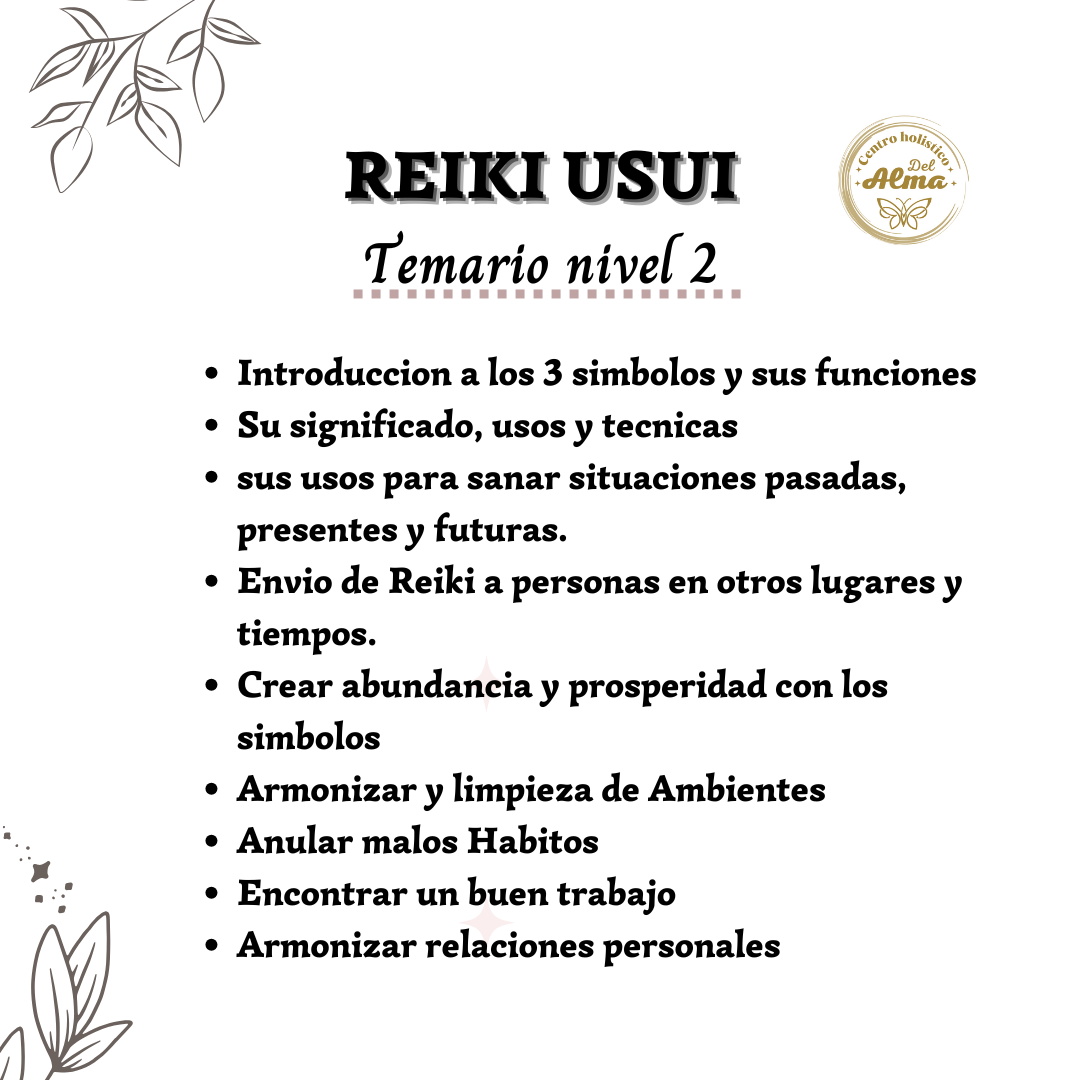 Maestria Reiki Usui