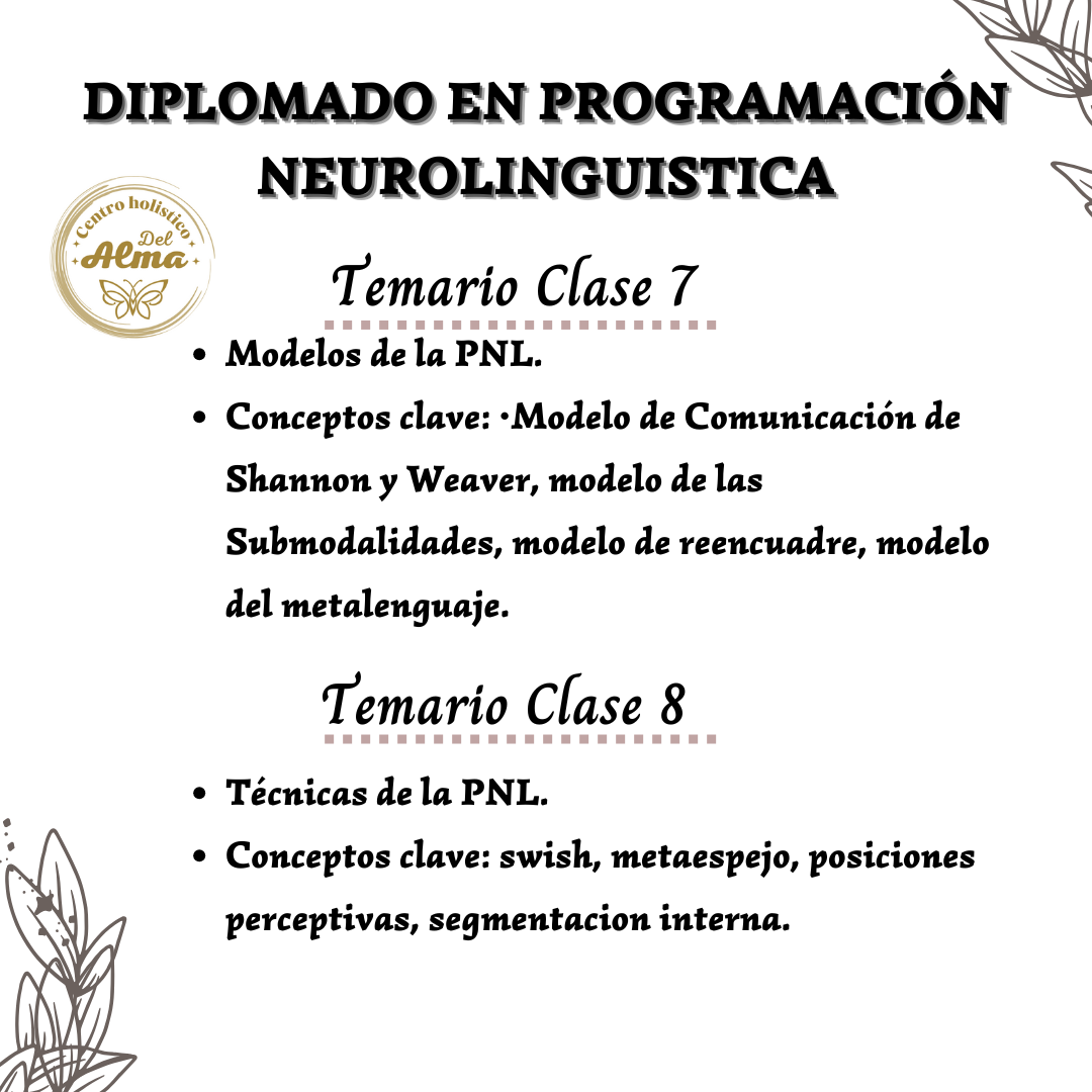 Diplomado en Programacion Neurolinguistica