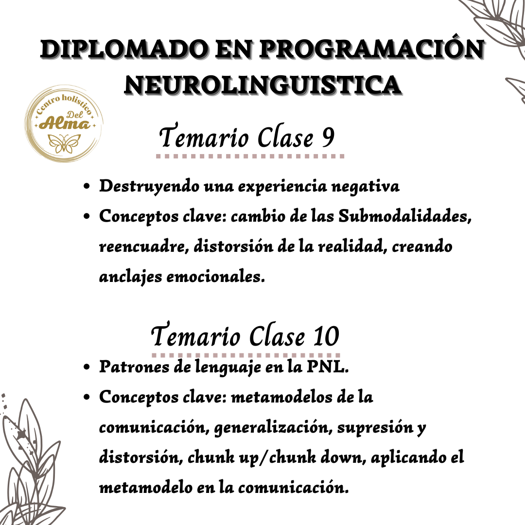 Diplomado en Programacion Neurolinguistica