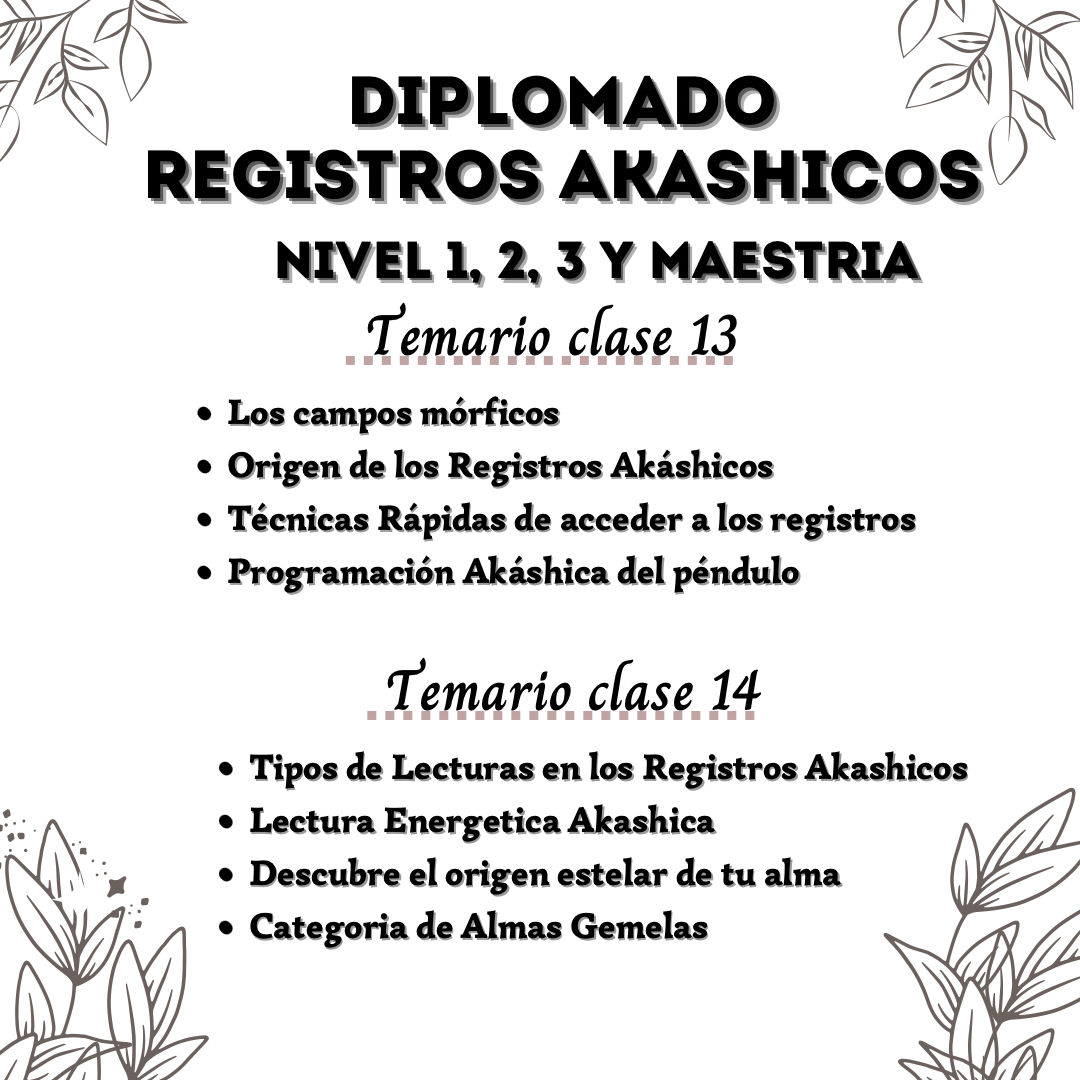 Diplomado Registros Akashicos