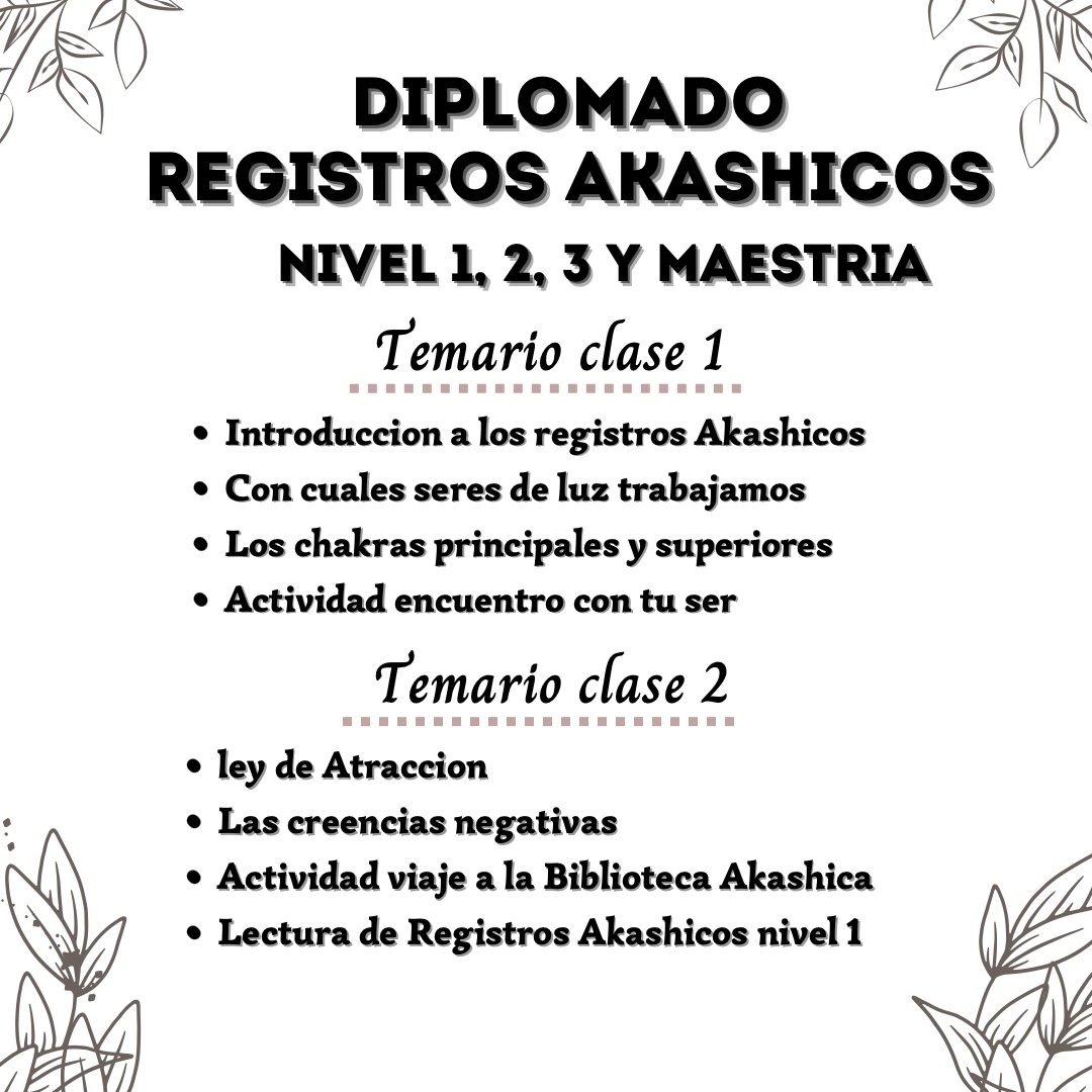 Diplomado Registros Akashicos