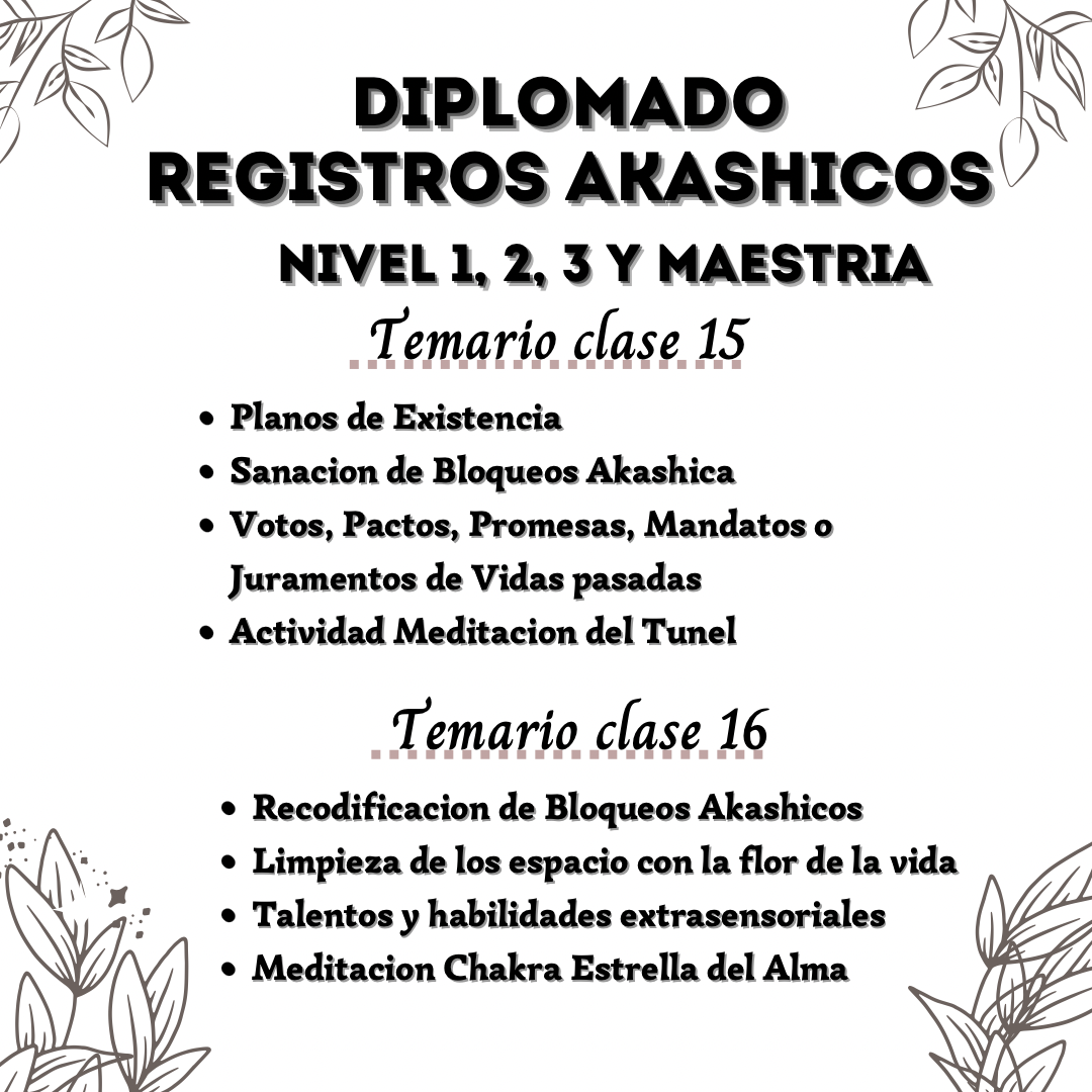 Diplomado Registros Akashicos